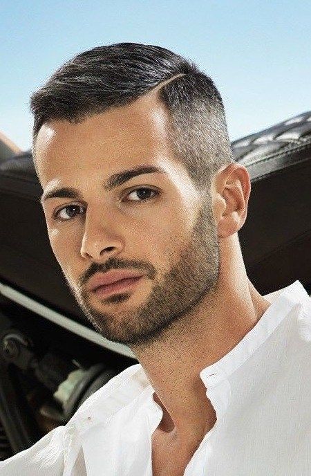 Men's Short Hairstyles The Side Part