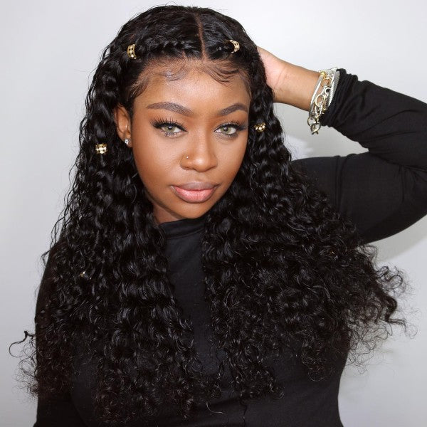 Hairstyles for Deep Wave Wigs