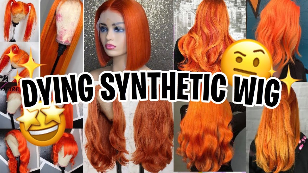 Dye on Synthetic Wigs